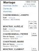 Mariage avec Joseph Charbonneau (Fiche Drouin)
