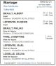 Mariage (Fiche Drouin)