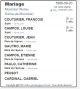 Mariage (Fiche Drouin)