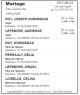 Mariage (Fiche Drouin)
