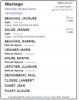 Mariage (Fiche Drouin)