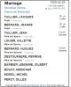 Mariage (Fiche Drouin)