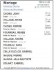 Mariage (Fiche Drouin)