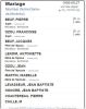 Mariage (Fiche Drouin)