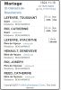 Mariage (Fiche Drouin)